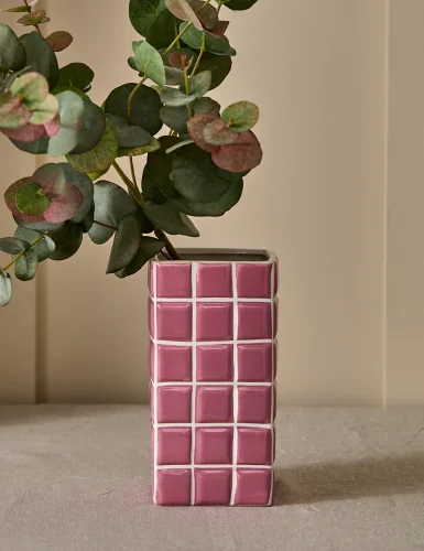Pink vase