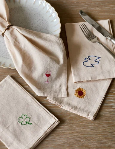 Charm set of 4 napkins