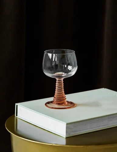HKliving nude vortex wine glass
