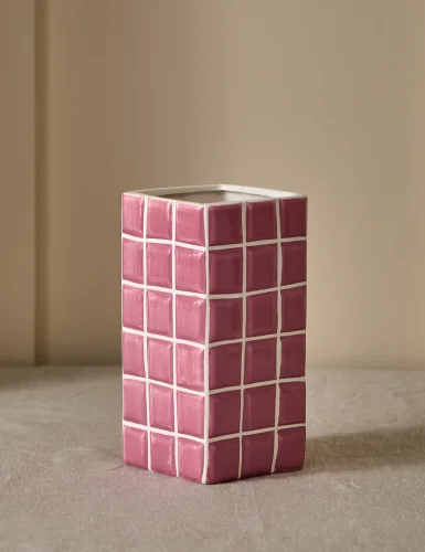 Pink vase