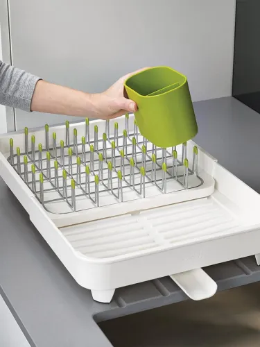 Joseph Joseph Expandable Adjustable Dish Rack White