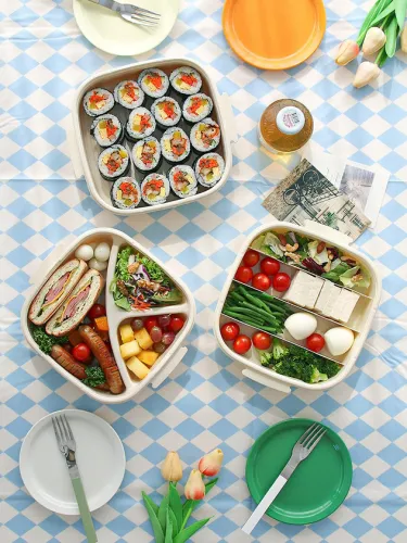 Domestic partition layer; detachable picnic three-layer;