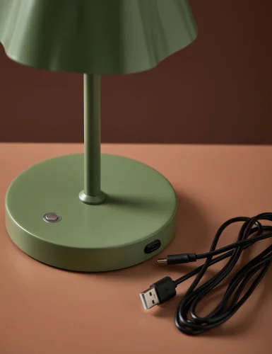 Leo portable lamp - green