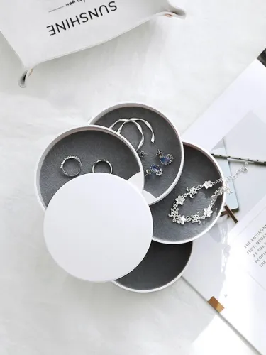Four-layer rotating compact storage box organizer