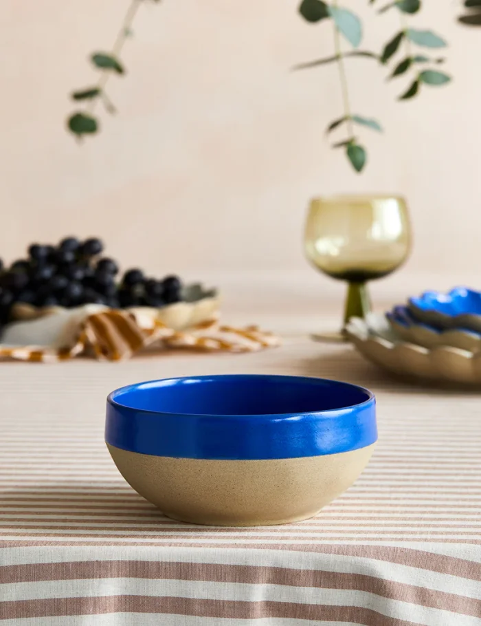 Marrakesh cobalt blue bowl for cereal