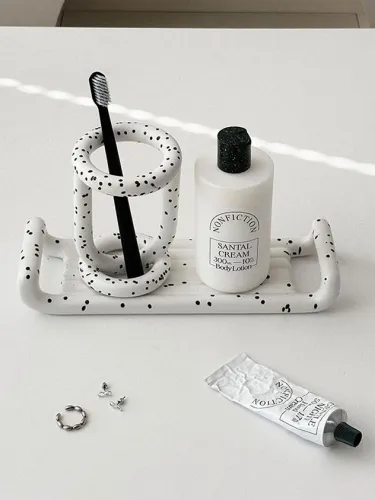 Ceramic minimalist handicraft storage organizer