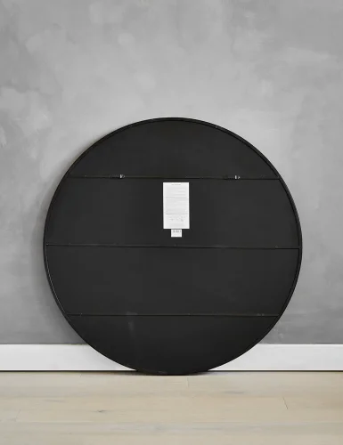 Smallest round mirror - black