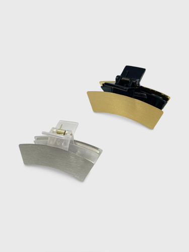 Slim Metal Square Hair Clip