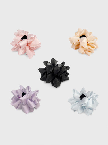 Sheer Flower Hair Clip