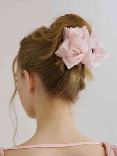 Sheer Flower Hair Clip