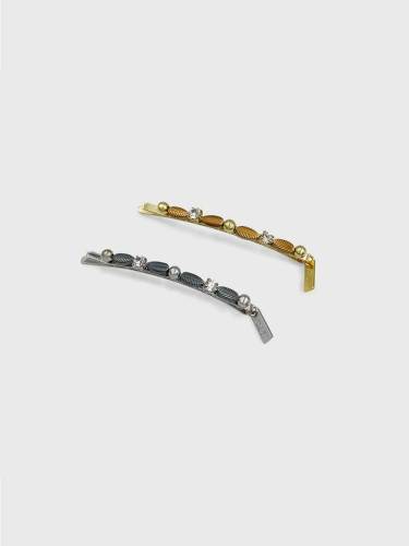 Leaf Crystal Bobby Pin