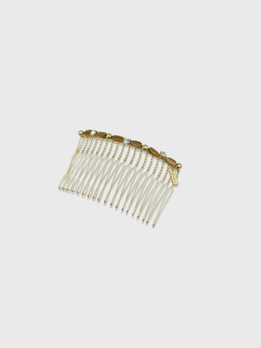 Leaf Crystal Comb Clip