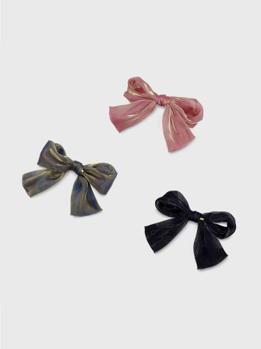 Big Glow Ribbon Hair Clip