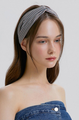 Striped elegant headband hairband