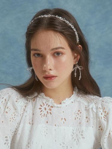 Crystal Beaded Woven Hairband