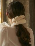 Stone Wrinkle Two-Layer Pleated Scrunchie