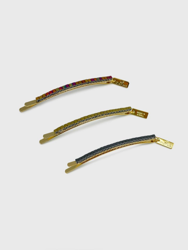 Hematite Metallic Stick Hair Pin
