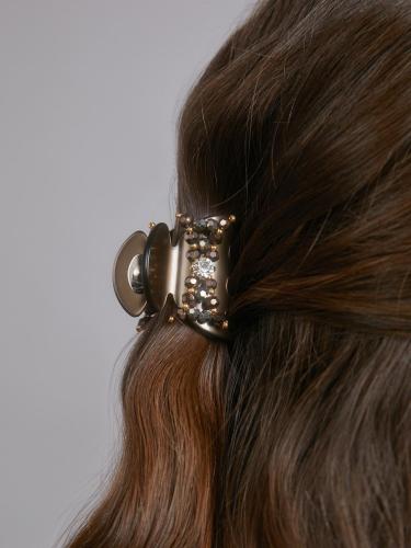 Ribbon Beaded Mini Hair Clip
