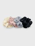 Stone Wrinkle Two-Layer Pleated Scrunchie