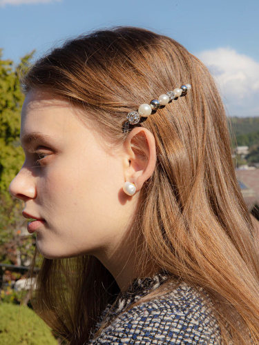 Crystal Pearl Hairpin