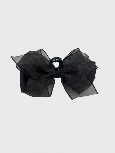 Sheer Chiffon Layered Ribbon Hair Clip