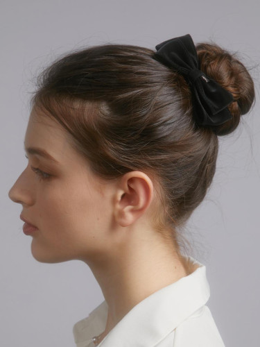 Ribbon Side Elegant Black Hair Clip