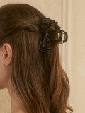 Three-Tier Glossy Feminine Hair Clip