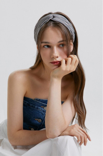 Striped elegant headband hairband