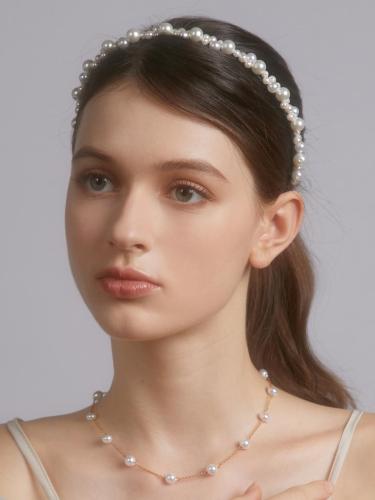 Mixed Pearl Versatile Elegant Hairband