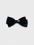 Ribbon Side Elegant Black Hair Clip