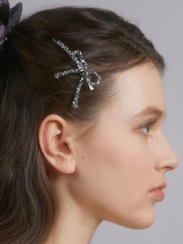 Laurent Beads Ribbon Hair Pin