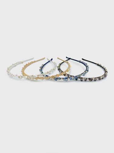 Crystal Beaded Woven Hairband