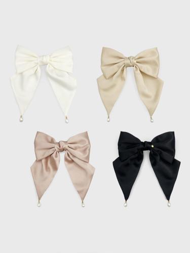 Pearl Teardrop Ribbon Pin