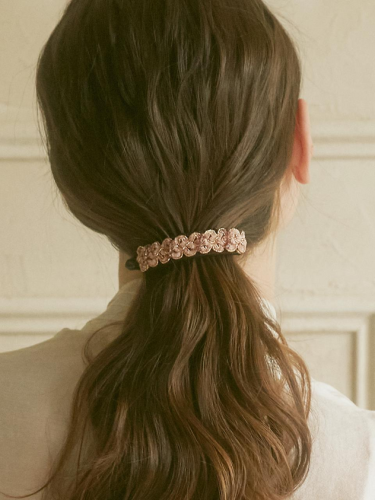 Half-moon Beaded Artisanal Hair Pin