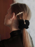 Pearl Velvet Scrunchie  Pearl Velvet
