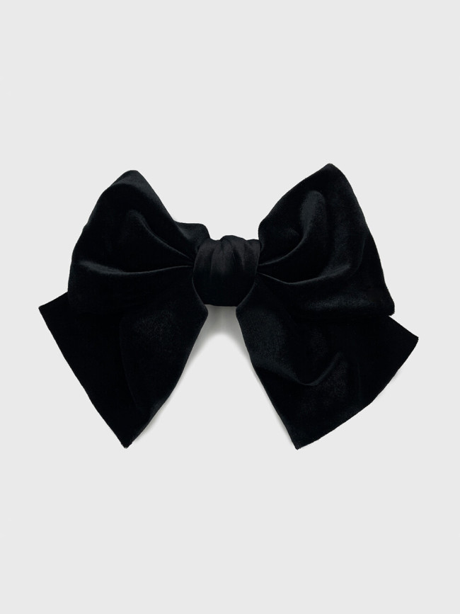 Natural Velvet Ribbon Hairpin