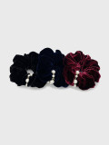 Pearl Velvet Scrunchie  Pearl Velvet