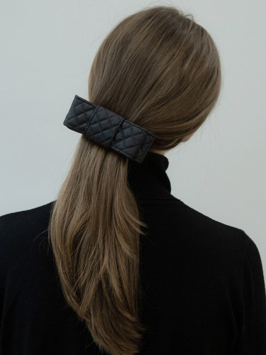 Quilted Square Ribbon Hairpin