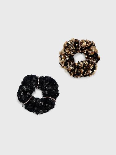 Pearl Spangle Scrunchie