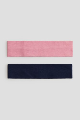 Set van 2 tricot haarbanden