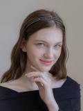 Crystal Embellished Brass Luxurious Hairband