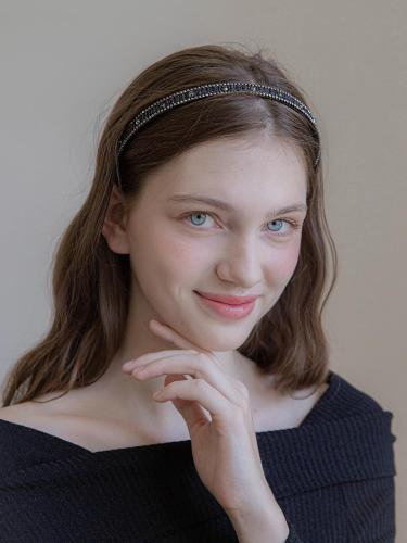 Crystal Embellished Brass Luxurious Hairband