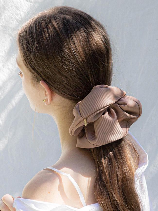 Herringbone Oversized Scrunchie