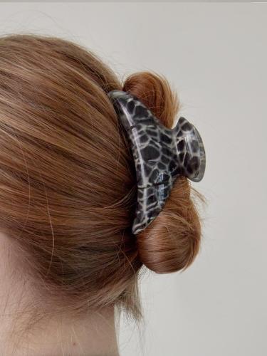French Hand-painted Steel Helsinki Hair Clip