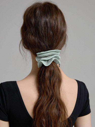 Pastel Frill Scrunchie