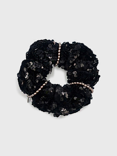 Pearl Spangle Scrunchie