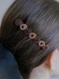 Crystal Multi-colored @ Symbol Hair Pin