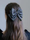 Satin Austrian Crystal Ribbon Pin