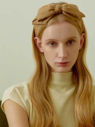 Pin Stripe Ribbon Voluminous Hairband