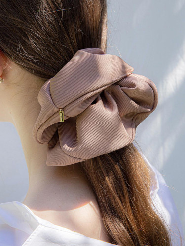 Herringbone Oversized Scrunchie